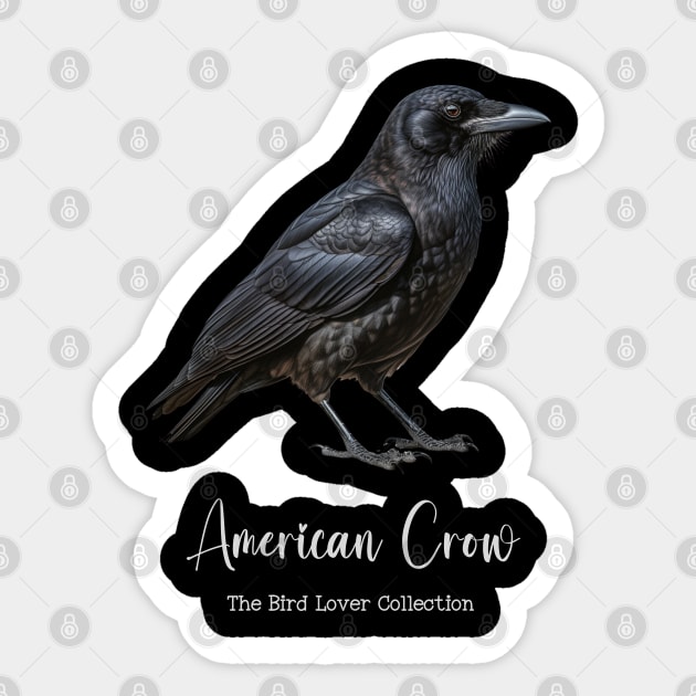 American Crow - The Bird Lover Collection Sticker by goodoldvintage